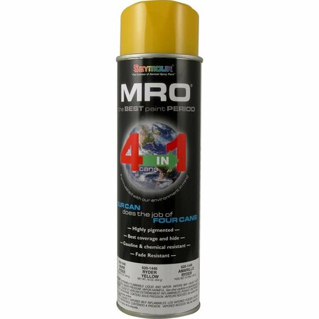 SEYMOUR MIDWEST 20 oz MRO Industrial High Solids Spray Paint, Ryder Yellow SM620-1446